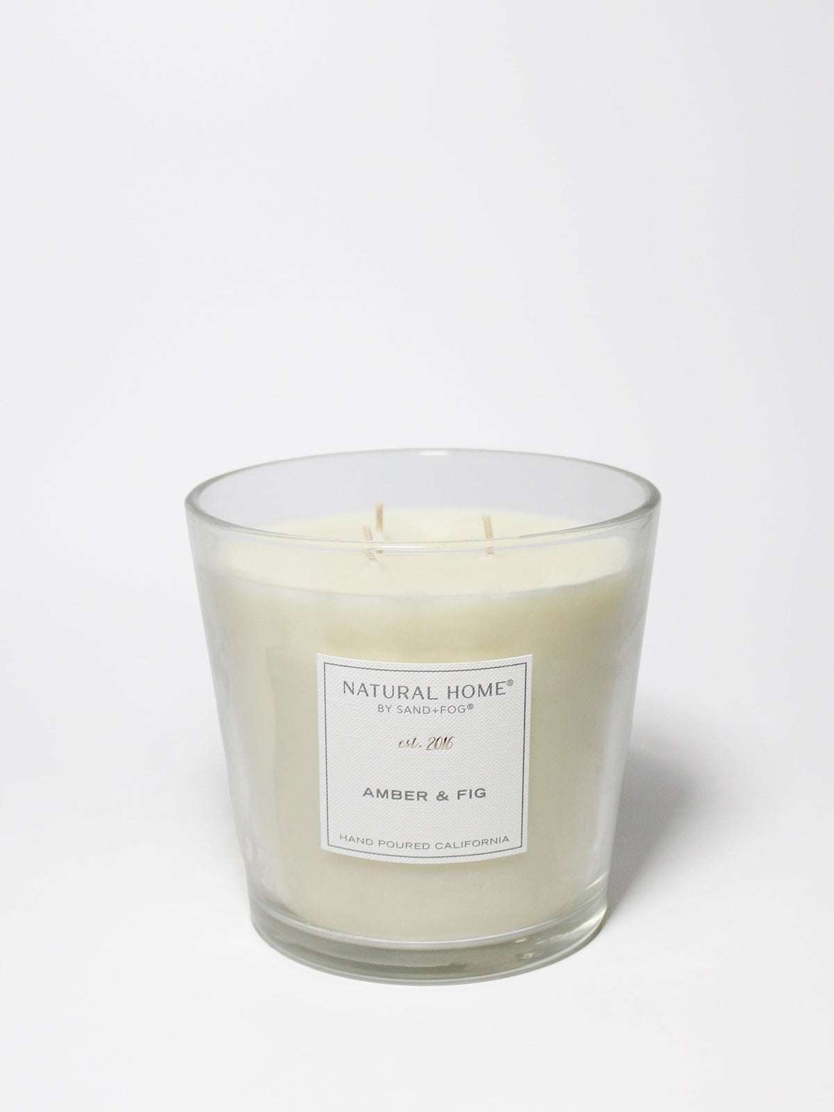 Signature Amber & Fig Natural Home 31 oz scented candle