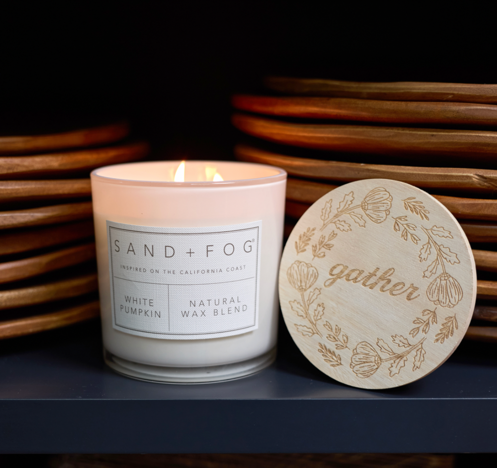 Premium White Pumpkin 21 oz scented candle